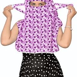 Fabric Kaly India Scarf Anti Pollution Full Face Scarf For Women Stylish Reusable Mask Like Scarf For Women Scarf Cum Mask Scarf For Daily Use, Multicolor-image-69