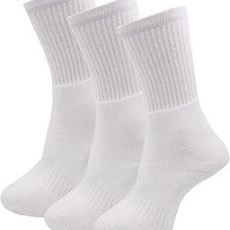 Men's Calf Length Cotton Terry Towel Cushion Solid-Plain Socks (Pack of 3 Pairs)-image-97