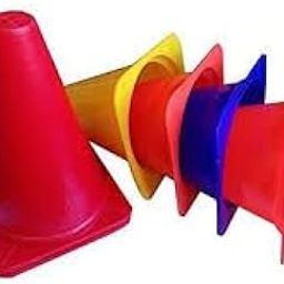 Premium Cone Marker Set of 15 for Track & Field Marking, 6 inch Cone mmarker for Football and Other Sports Marking (Pack of 15) Multicolour-image-41
