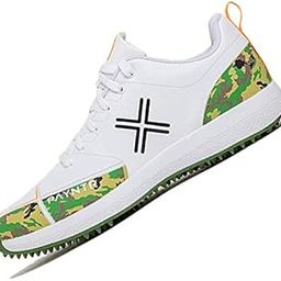 Men's X Batting Rubber Spikes Camo Cricket Shoes, Camo - 7 UK-27