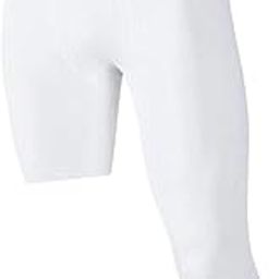 ™ Mens Athletic Pants Workout Leggings for Basketball Training Fitness L White Left Long | Leggings | Womens Clothing-image-25