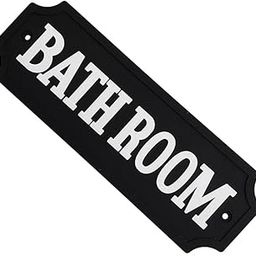 ARTISOUL® Pvc Rubber Bathroom Door Sign Wall Plaque Notice For Home Hotel School Park | Yard, Garden & Outdoor Living | Garden Decor | Garden Plaques & Signs-image-35