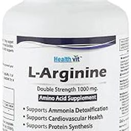 Healthvit L-Arginine 1000mg - Amino Acid Supplement |Nitric Oxide Booster Supplement for Muscle Growth | Support Heart Health | Improve Endurance | 60 Tablets-picture-12