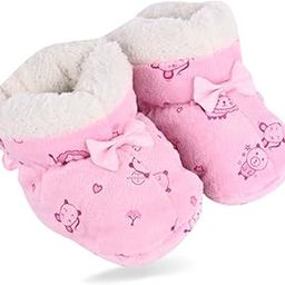 Tomorrow Baby Bootie Shoes | Soft Sole, Ankle Length, Inner Fleece, Knot Closure | Multicolor Booties for Newborns | Baby First Walking Shoes (0-3 Month)-image-15