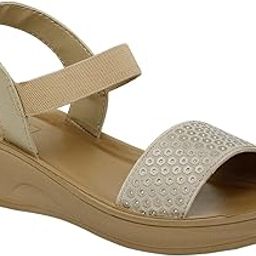 by Labella Women's Fashion Platform Slip-On Sandal – Comfortable, Lightweight, Slip-Resistant, Breathable – Ideal for Casual and Office Wear-image-68