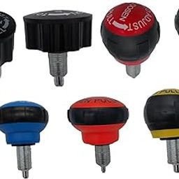 UJEAVETTE Exercise Bike Part M16 Pull Pin Knob for Stationary Bike Black Height 6.3cm-image-35