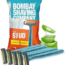 Bombay Shaving Company Flexi Stud Razor | Pack Of 5 Blades-2