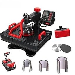 Print Digits | P8100 8-in-1 Heat Press Combo Machine – DTF/Sublimation/Vinyl | 12x15 Heat Transfer | Dual Heating Tube | Auto Timer | T-Shirt, Mug, Cap, Plate Press [2025 Upgraded Model]-6