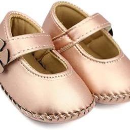 6 To 12 Months Baby Girls Synthetic Leather Hook & Loop Belly Sandal/Booties-BT2267-image-76