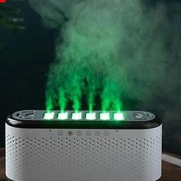 TAYCORE LIVING Air Humidifier Silent : 600ml Aromatherapy with Colorful LED Light, Customizable Timer, and Mesmerizing Flame Effect for Relaxation and Ambiance-9