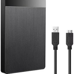 CARE CASE 750 GB 2.5" Ultra Slim Portable External Hard Disk Drive HDD-USB 3.0 for PC, Mac, Laptop, PS4, Xbox one,Xbox 360,HD-2510(Black)-10