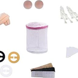 Women's Wardrobe Essentials Lingerie Gift Box of Bra Laundry Bag Racer Back - Bra Clip Pasties, Bra Extenders Transparent Strap Bra Strap Cushion-image-32