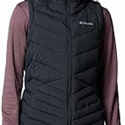 Women Black Omni Heat Inifnity Joy Peak II Long Vest, L-image-1