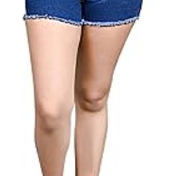 Women Regular Fit Causual Mid Rise Shorts Stylish Extra Comfort Denim NVY Shorts for Women-picture-11