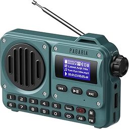 Pagaria Grenade 5 Watts Pocket FM Radio with Bluetooth, Tf Card/USB Speaker – LCD Display with Song Name, Folder Selection, Type C Charging, Voice Recording & More-28