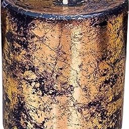 Pure Indian Candle Handmade Cinnamon Scented Black & Golden Designer Pillar Candle PICTC008 (Burn Time 30 Hrs.)-image-38