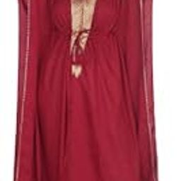 Jaipur Export RED Designer Rayon Embroidered Kaftan Free Size Plus Size Women's Long Dress-7