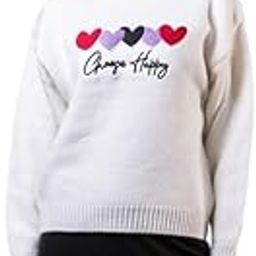 Women's Woolen Round Neck Embroidered Winter Sweater | Full Sleeve Soft Knit Pullover with Cute Heart Design Warm & Stylish Winterwear for Girls & Ladies-image-65
