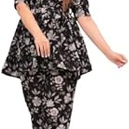 Vansh Creation Women's Cotton Printed Co-ords Set for Women & Girls | Women's Co-ords | Top and Pant Set|Top & Bottom Set | Co-ord Set For Women-picture-18