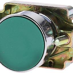 UJEAVETTE XB2-BA31 Green Momentary Self-Reset Flush Push Button Switch 1 NO N/O 22mm-17