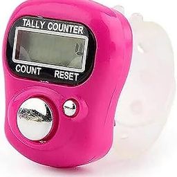 Concepta Mini Hand Tally Counter Finger Ring Digital Electronic Head Count, Jap Counter Machine for Mantra Jap Cricket Umpire and Various Counting Purpose Small(Color May Vary) (Pack of 1 PIS)-14