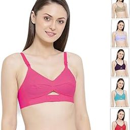 Women's Cotton Wire Free Modern Non-Padded Bra-image-30
