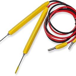 amiciTools Reusable Extra Long Pins Test Leads Probe Replacement Pair Cable for Digital Multimeter, Reusable Probes-16