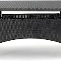 MJA FURNITURE Patio Outdoor Dining Table Only Without Chair for Dining Rooms, Garden, Outdoor | 6 Seater Dining Table Rectangular Wicker, Rattan (Patio Dining Table 3)-image-14
