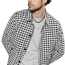 campus sutra Men's Jacket for Casual Wear | Long Sleeve | High Neck | Zipper Closure | Regular Fit | Jacket Crafted with Comfort Fit for Everyday Wear-picture-44