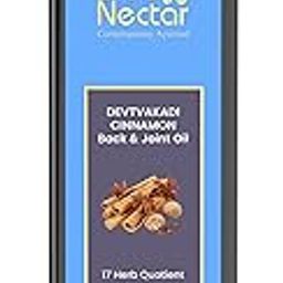Blue Nectar Pain Relief Massage Oil with Natural Clove, Cinnamon & Mahanarayan Oils | Ayurvedic Oil Products for Ortho Relief from Joint Pain, Back Pain and Knee & Muscle Pain (17 Herbs, 200 ml)-image-41