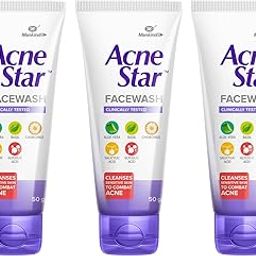 Mankind Acnestar Unisex Face Wash - (50 Gr, 3 Pc)-image-21