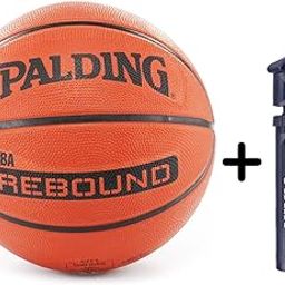 Spalding 8 Panel Rebound Rubber Moulded Indoor/Outdoor Basketball with Butyl Bladder, Suitable for Practice/Match/Training + Free Air Needle-image-58