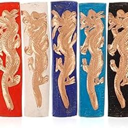 7 Pieces Chinese Traditional Ink Sticks for Creative Calligraphy for Writing and Drawing, Handmade Sticks for Students and Artists and Easy to Use-16