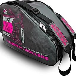 jaspo Roller Skates Bag for Inline & Quad Skating (12X11X9 Inches) – Durable Polyester, Spacious Design to Carry Complete Roller Skate Kit (Skates Bag) (Pink)-picture-8