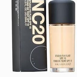 MACC Studio Fix Professional Waterproof oil-free Longlasting Liquid 24-hour colour-true foundation Matte Finish For Women,Shine-Free Liquid Foundation (NC, 20)-image-13