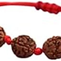5 Mukhi Rudraksha Bracelet | Handmade Original Rudraksha Beads for Men and Women (5 Face) | Natural Brown, Bead Size 6MM-picture-16