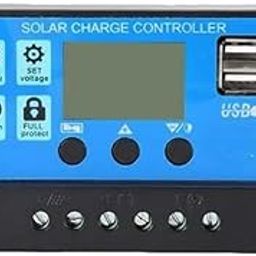 30A Intelligent LCD Solar Controller, Solar Panel USB Port Solar Panel Battery Intelligent Regulator, Multi-Function Adjustable LCD Display Street Light Controller-image-20