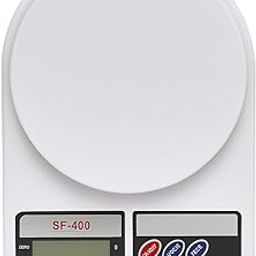 Digital Kitchen Scale SF-400 | 10kg/353oz Capacity with LCD Display Tare Function | Kitchen Weighing Scale | Pack of 1.-image-0