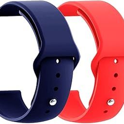 20mm Pack of 2 Silicone Belt Watch Strap for Fossil Gen 5E Smart Watch Band-14