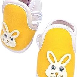 Premium Unisex New Born Baby Comfortable Rabbit Style Booties 0-6 Month (Pack of 1) (0-6 Month, Yellow)-image-91