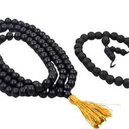 Divine Hindu Original Karungali Malai Mala 108-Beads & Karungali Malai Bracelet Combo| Lab Tested| Black Ebony Wood Karungali Mala & Bracelet-image-37