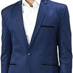 Men's Slim Fit Single Breasted Blazer-image-95