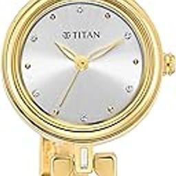 Women Metal Analog Silver Dial Watch-2601Ym04/Np2601Ym04, Band Color-Gold-24