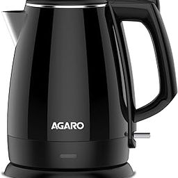 AGARO Royal Double Layered Kettle, 1.5 Litres, Double Layered Body, Cool Touch Handle, Dry Boiling Protection, Stainless Steel Inside Body, 1500 Watts, Black-25