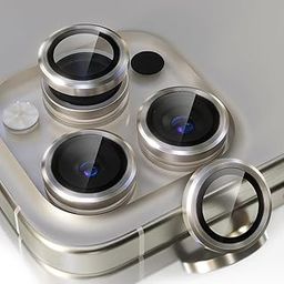 Lensarmor® Compatible Titanium Iphone 16 Pro Camera Lens Protector - 9H Hardness, Max Pro Lens Protector-image-68