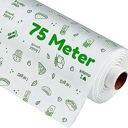 OFIXO Food Wrapping Paper Roll - Premium Non-Stick Butter Wrapping Paper. Food Wrapping Paper, Re-heatable Non Stick Paper, Parchment Paper (75 Meter)-image-69