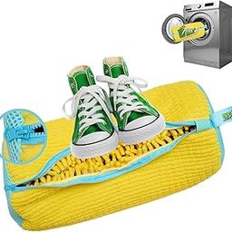 AASHRIT Shoe Washing Machine Bag, Laundry Shoe Bag for Washer and Dryer, Reusable and Durable Zipper Plush Washing Machine Bag for Sneakers, Running Shoes, Sock, Bras, Delicates and Toys(Laundry Bag)-image-92