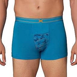 X-SIN Tencel Micro Modal Elastane Stretch Solid Trunks for Men with Ultra Soft Waistband, 24/7 Active Fresh & Sweat-Wicking Properties (Capri Breeze Blue - M)-picture-13