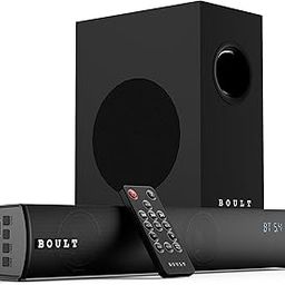 Boult Newly Launched Bassbox X60 2.1 Channel Soundbar with 60W Output, BoomX Dual Dynamic Drivers, Subwoofer, BT V5.4, EQ Modes, Dedicated DSP, Multi-Connectivity HDMI ARC, USB, AUX, Remote Controls-image-3