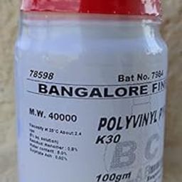 BFC POLYVINYL PYRROLIDONE K 30-100gm, (PVP K30), CAS No:9003-39-8-image-41